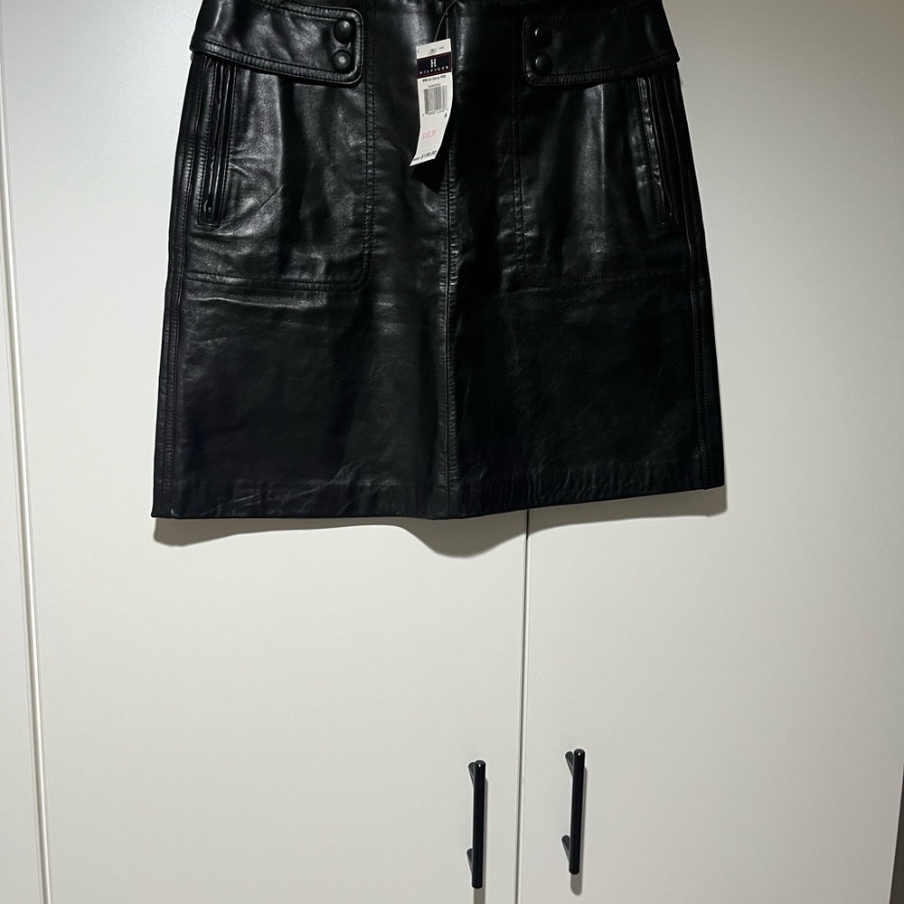 Tommy Hilfiger Black A-Line Midi Skirt Runs large